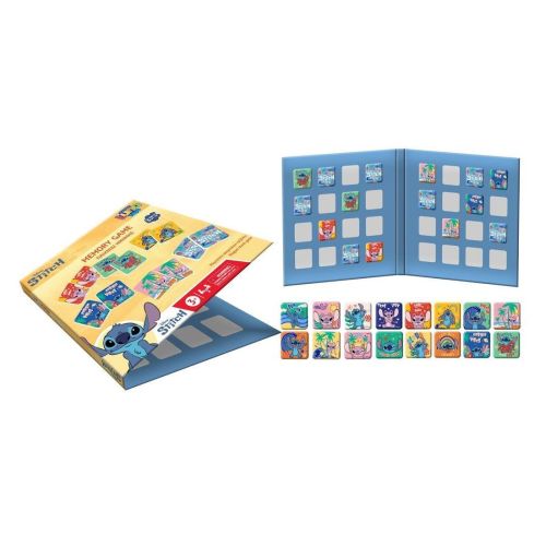 Магнитна игра с мемори карти LUNA Toys STITCH, сгъваема, 175 х 175 х 200 мм — Joya.bg
