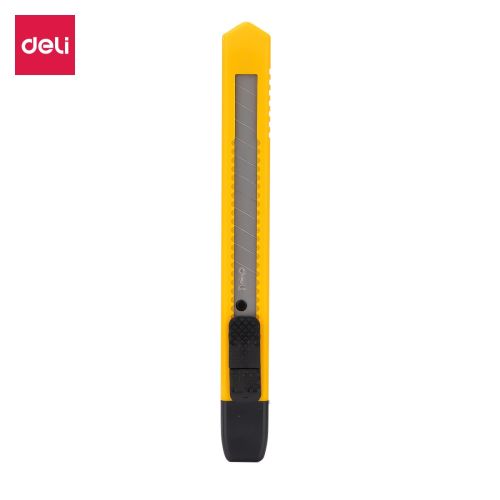 Макетен нож Deli Essential, E2051, basic, ABS, SK5, 9 мм, ръчно заключване 1