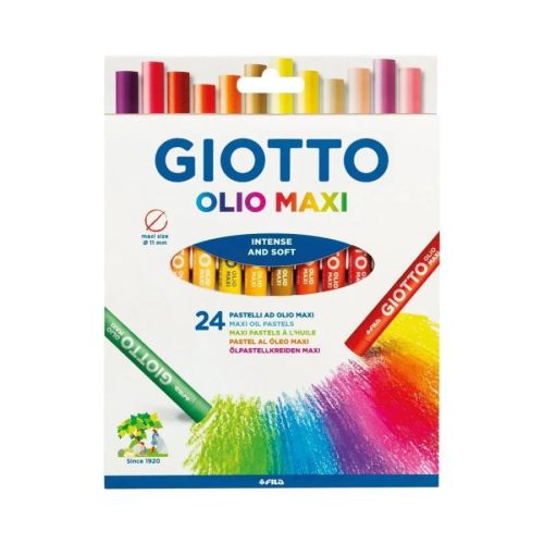 Маслени пастели GIOTTO OLIO MAXI, ф 11 мм, 70 мм, 24 цвята 3