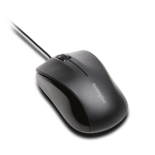 Мишка Kensington ValuMOUSE, K72110EU, USB, кабел 1.8 м, 1000 dpi, 3 бутона, безшумна, черна 1