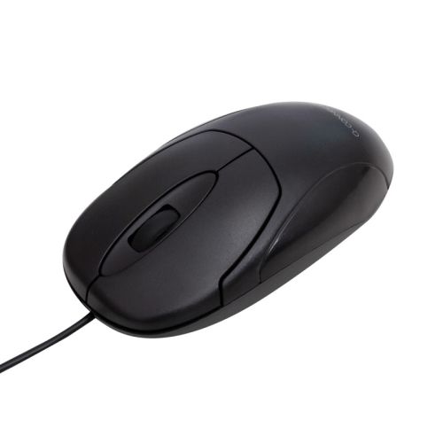 Мишка Q-CONNECT, USB, кабел 1.45 м, 3 бутона, черна — Joya.bg 1