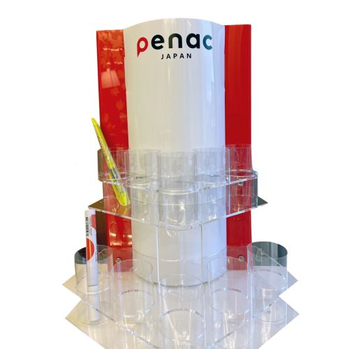Настолен дисплей PENAC D64, 10 чашки за 120 бр. пишещи средства 1