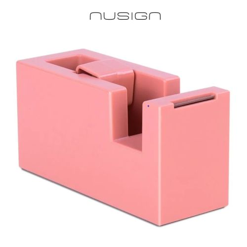 Настолен тиксодържач Nusign Classic ENS121, 114x45x59 мм, за ленти до 19 мм х 33 м, розов 1