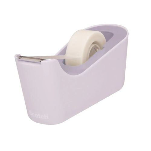 Настолен тиксодържач Scotch C18L Lavender, за 19 мм х 33 м, 73х162х64 мм, лилав 1
