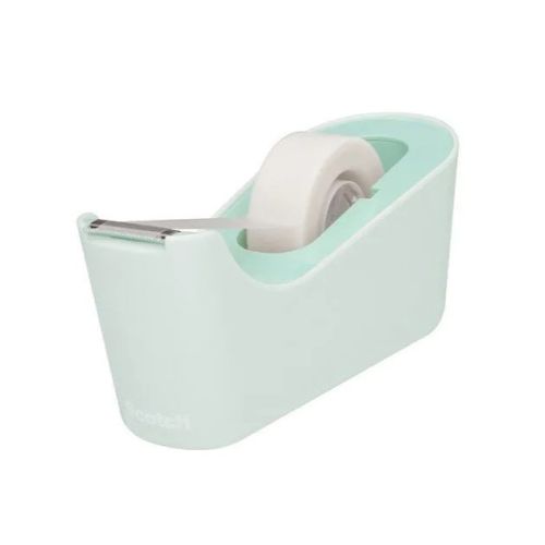 Настолен тиксодържач Scotch C18M Green mint, за 19 мм х 33 м, 73х162х64 мм, зелен 1