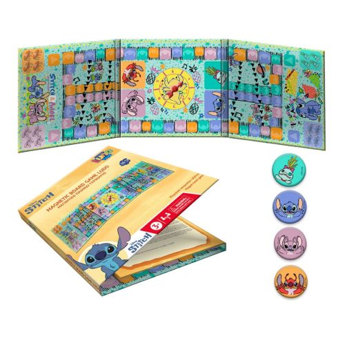 Не се сърди човече LUNA Toys LILO &amp; STITCH, сгъваема, магнитна, 175х175х200 мм — Joya.bg