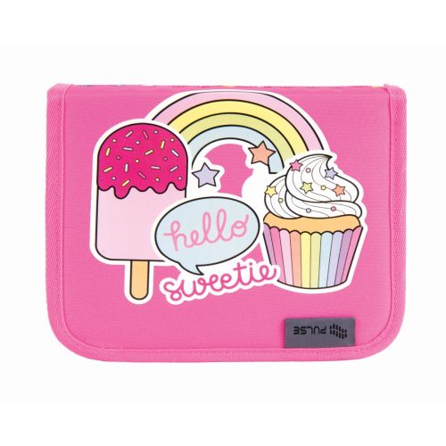 Несесер без пълнеж PULSE Hello Sweetie едно отделение и два капака, розов — Joya.bg 1