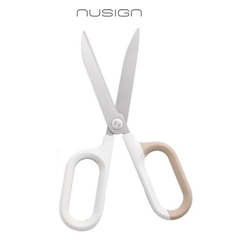 Ножица Nusign Classic ENS055, 180 мм, симетрични дръжки, бяла 1