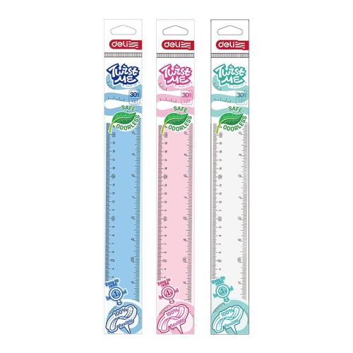 Огъваща се линия Deli Twist Me EH21, цветна, 30 см 1