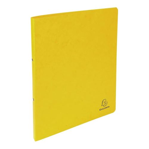 Папка с 2 ринга EXACOMPTA, A4, картон 355 г, D20 мм, жълта — Joya.bg 1