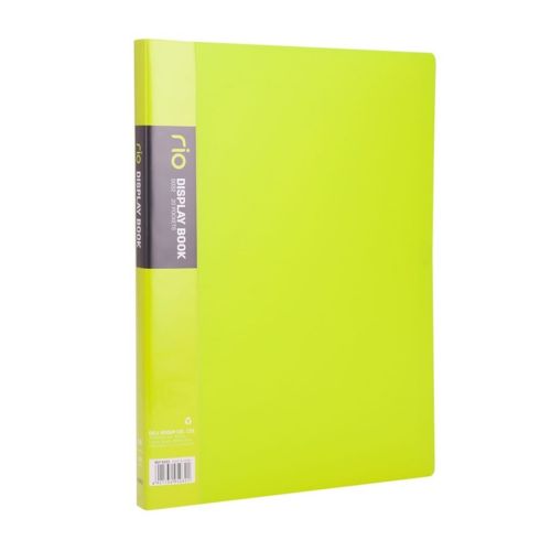 Папка с 20 джоба Deli Rio E5032, A4, PP, зелена 1