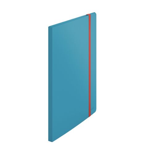 Папка с 20 джоба и ластик LEITZ Cosy, A4, рециклируем PP, синя — Joya.bg 1
