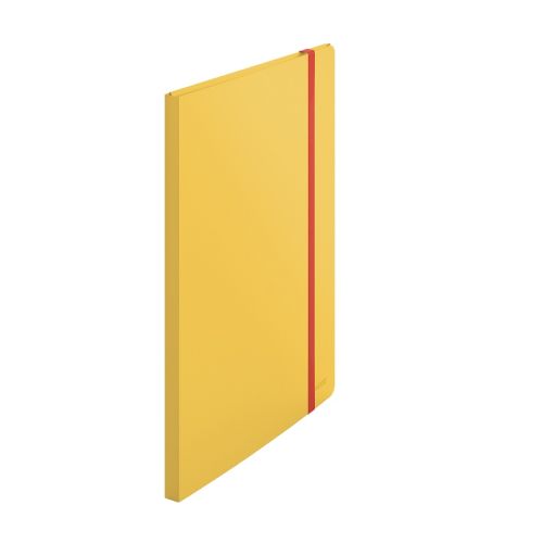 Папка с 20 джоба и ластик LEITZ Cosy, A4, рециклируем PP, жълта — Joya.bg 1