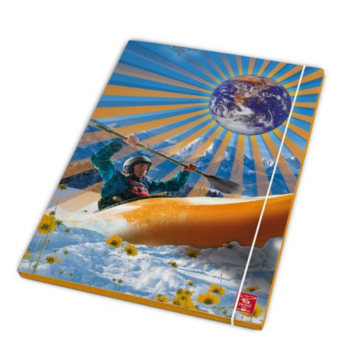 Папка с ластик и 3 капака PIGNA Dream sport , А4, картон с UV лак — Joya.bg 1
