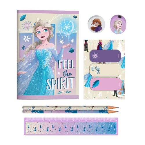 Подаръчен комплект FROZEN, линийка, два молива, острилка и др. — Joya.bg 1