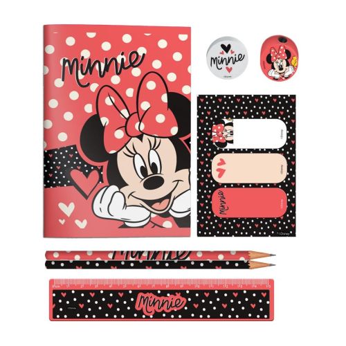 Подаръчен комплект MINNIE MOUSE, линийка, два молива, острилка и др. — Joya.bg 1