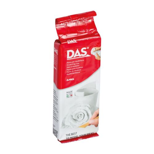Самосъхнеща глина DAS White, 250 г, бяла 1