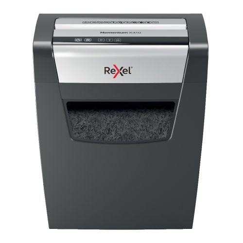 Шредер за хартия Rexel Momentum X410, (P-4), Cross cut, 23 л, 1-2 потребители — Joya.bg 1