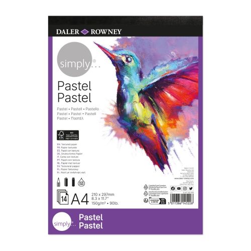 Скицник за пастели DALER-ROWNEY Simply Pastel, А4, 150 г/кв.м, 14 л. — Joya.bg