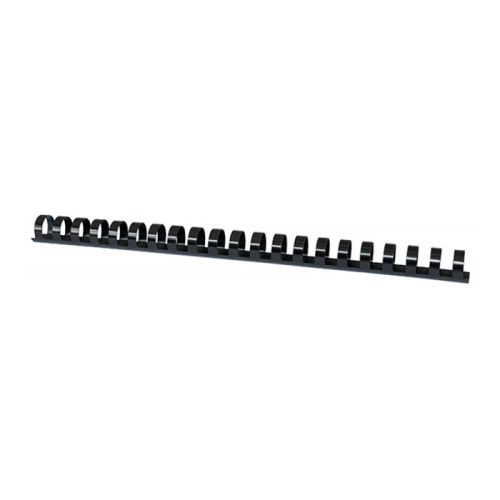 Спирала за подвързване OFFICE PRODUCTS, Ф16 мм (145 листа), A4, РР, черна