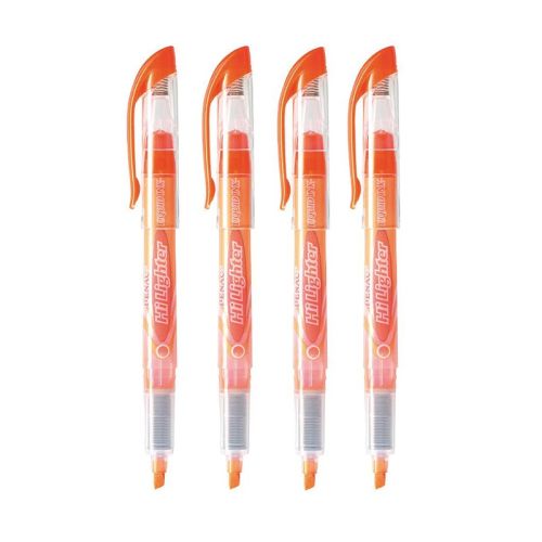 Текстмаркер с течно мастило Penac Hi Lighter, скосен връх 1-4 мм, оранжев 1