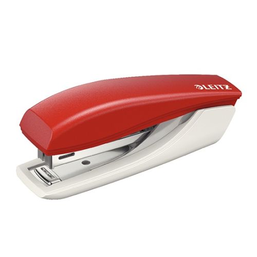 Телбод LEITZ 5517, за 10 л.(80 г), 29х38х101 мм, телчета 10/4, пластмаса + метал, червен — Joya.bg 1