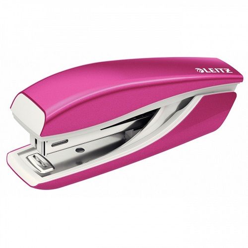 Телбод LEITZ Mini WOW, за 10 л.(80 г), 29х43х98 мм, телчета 10/4, пластмаса+метал, цикламен металик — Joya.bg 1