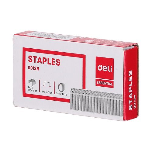 Телчета Deli Essential, 24/6 (2-25 л.), E0012N, 1000 бр. — Joya.bg 1