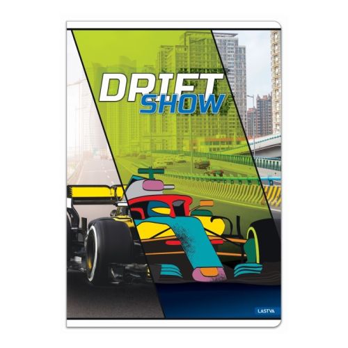 Тетрадка LASTVA DRIFT, A4, 52 л., линиран офсет 80 г, корица 300 г, мат ламинат, UV лак — Joya.bg 1