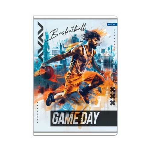 Тетрадка LASTVA Game, A5, 52 л., линиран офсет 80 г, корица 300 г, мат ламинат, UV лак 1