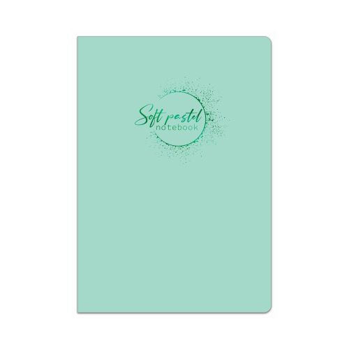 Тетрадка LASTVA Soft Pastel, A5, 52 л., линиран офсет 80 г, корица 300 г, мат ламинат, релеф 1