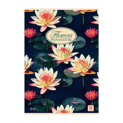 Тетрадка PIGNA Nature Flowers, А4, 42 л., рециклирана хартия, линиран офсет 80 г,корица картон 225г  1