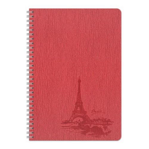 Тетрадка със спирала LASTVA Landmark, A4, 80 л., линиран офсет 70 г, твърда корица с топъл печат 6