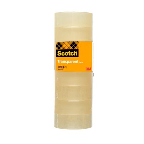 Тиксо Scotch 508, 19 мм х 33 м, прозрачно, кристално, 8 бр. — Joya.bg 1