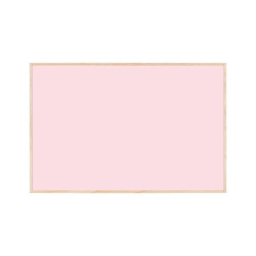 Цветна магнитна дъска Bi-Office PEONY, 600х400 мм, цвят божур, дървена рамка — Joya.bg 1