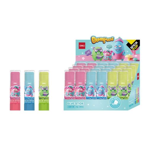 Цветно сухо лепило Deli Stick Up Bumpees, EA20700, 8 г 1