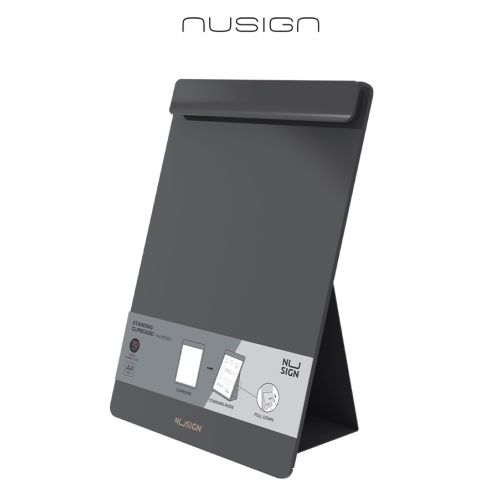Вертикален настолен клипборд Nusign Classic ENS503 , A4, Foam PP, черен 1