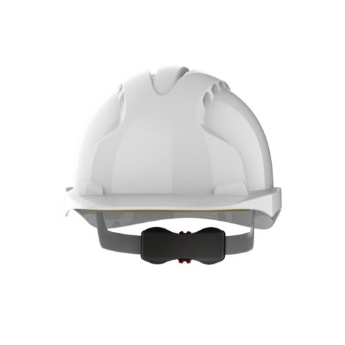 Защитна каска JSP Evo 3® Mid Peak, вентилирана, с регулиращ механизъм колело, бяла 1