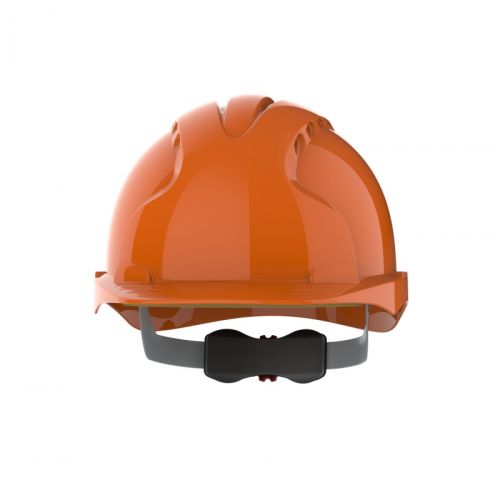 Защитна каска JSP Evo 3® Mid Peak, вентилирана, с регулиращ механизъм колело, оранжева 1