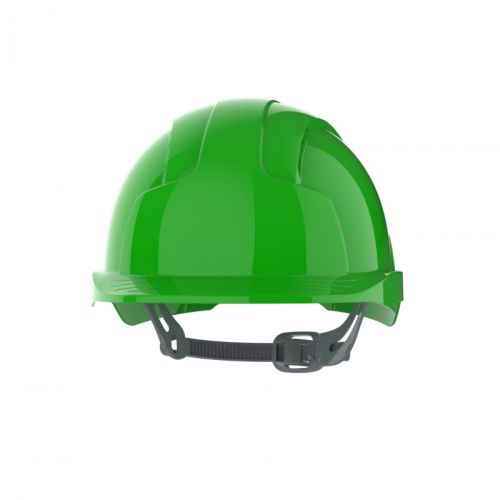 Защитна каска JSP EVOLite® Mid Peak, вентилирана, с плъзгач, зелена 1