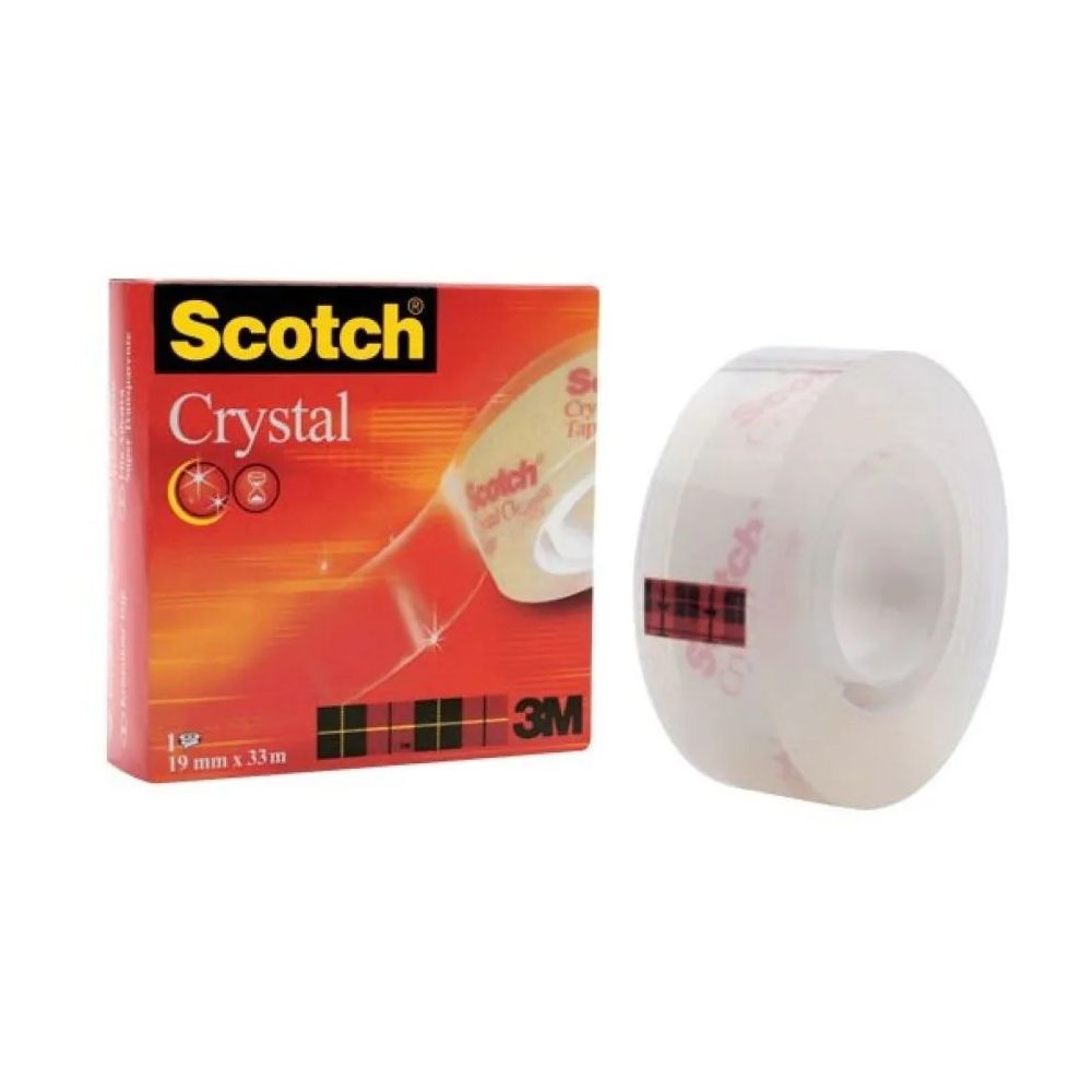 Тиксо Scotch Cryslal 600, 19 мм х 33 м, кристално Тиксо Scotch Cryslal 600, 19 мм х 33 м, кристално