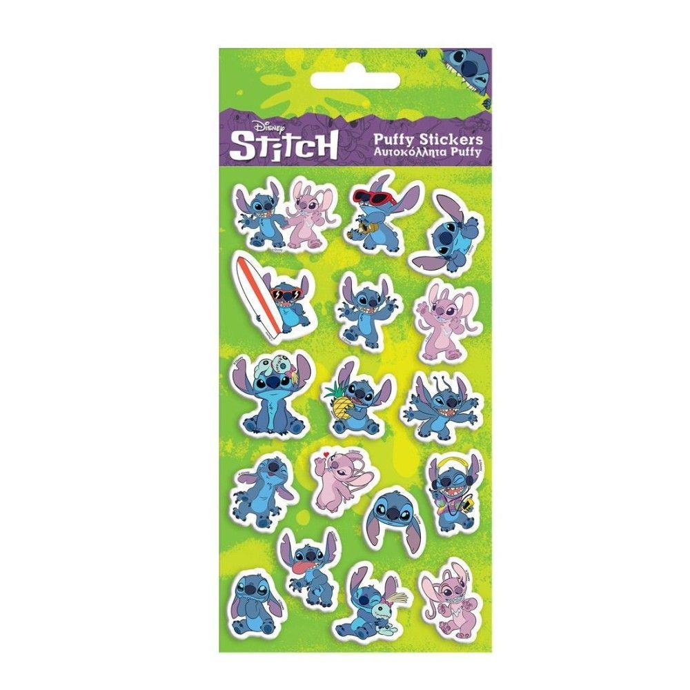 Пухкави стикери Diakakis LILO & STITCH, 100х220 мм Пухкави стикери Diakakis LILO & STITCH, 100х220 мм