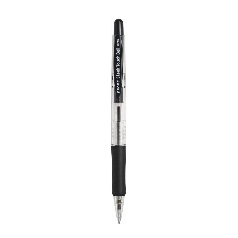 Автоматична химикалка Penac Sleek Touch, с грип, 0.7 мм, черна
