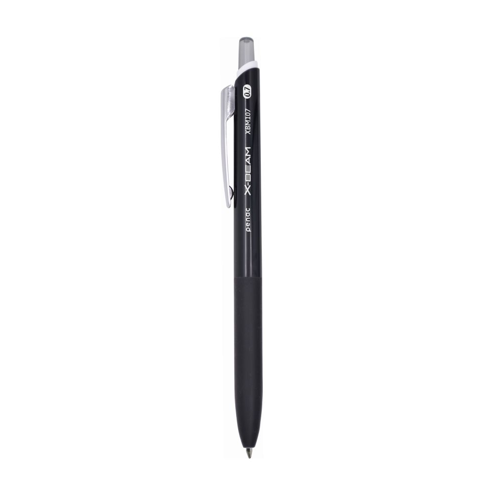 Автоматична химикалка Penac X-BEAM XBM107, с грип и метален клип, 0.7 мм, синя