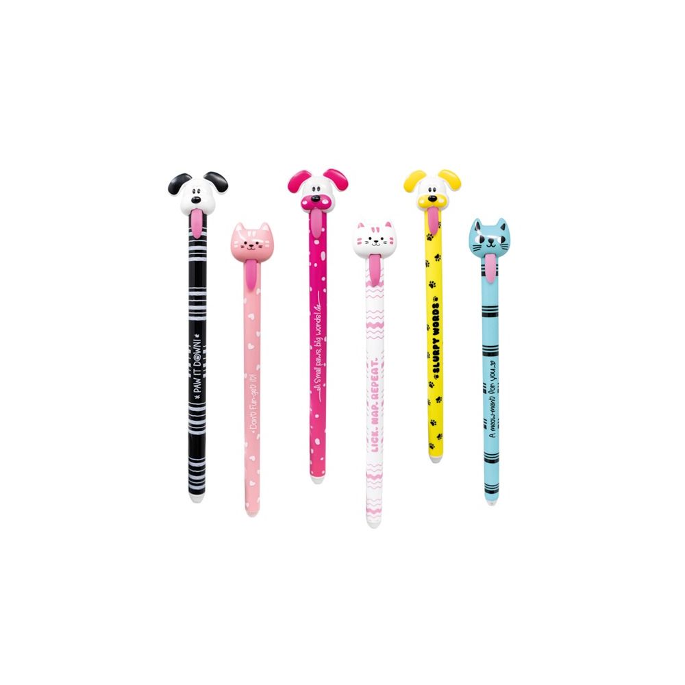 Автоматични гелови химикалки MITAMA Good Vibes Pully Pen, 0.7 мм, сини, опаковка 2 бр.