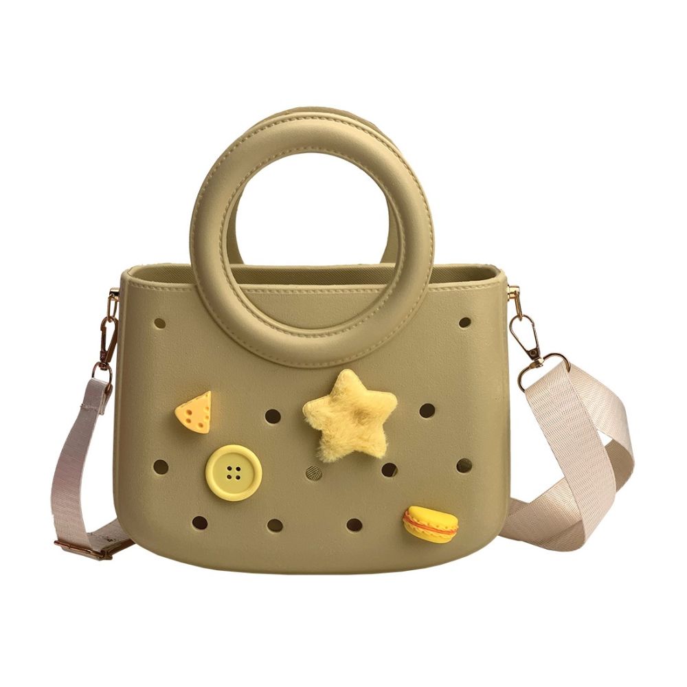 Детска чанта Cactus CROQBAG, CT9561B-20, с дръжка и презрамка, 4 CROQ, EVA материал, 22x26см, бежова
