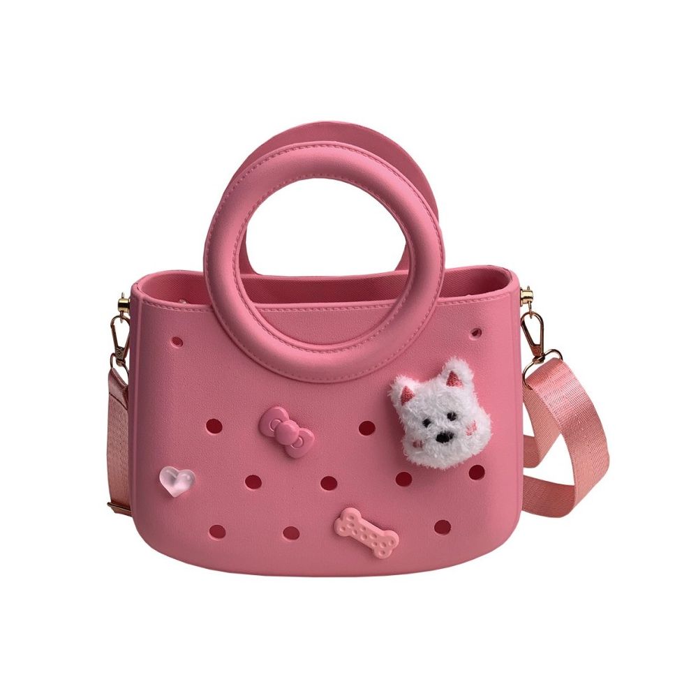 Детска чанта Cactus CROQBAG, CT9569B-01, с дръжка и презрамка, 4 CROQ, EVA материал, 22x26см, розова