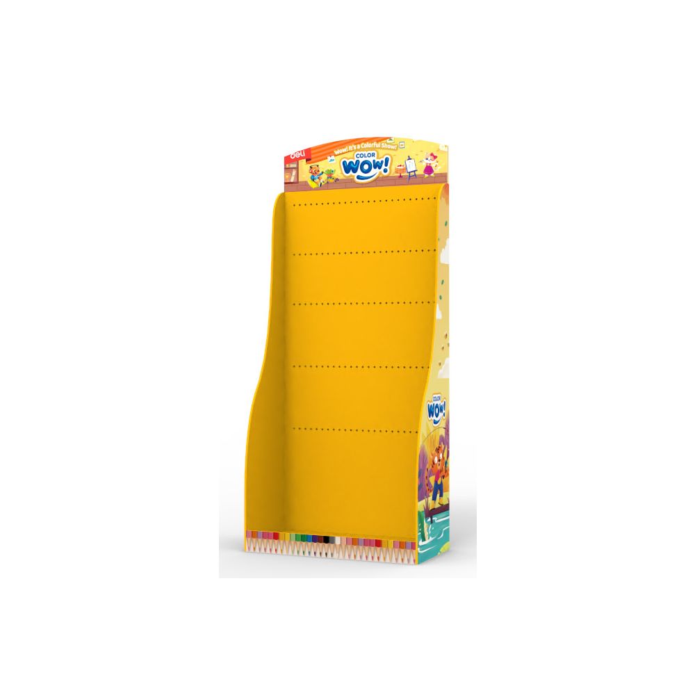 Дисплей Deli Color Wow! J02058, PVC пяна, 22 куки, 70х35х160 см