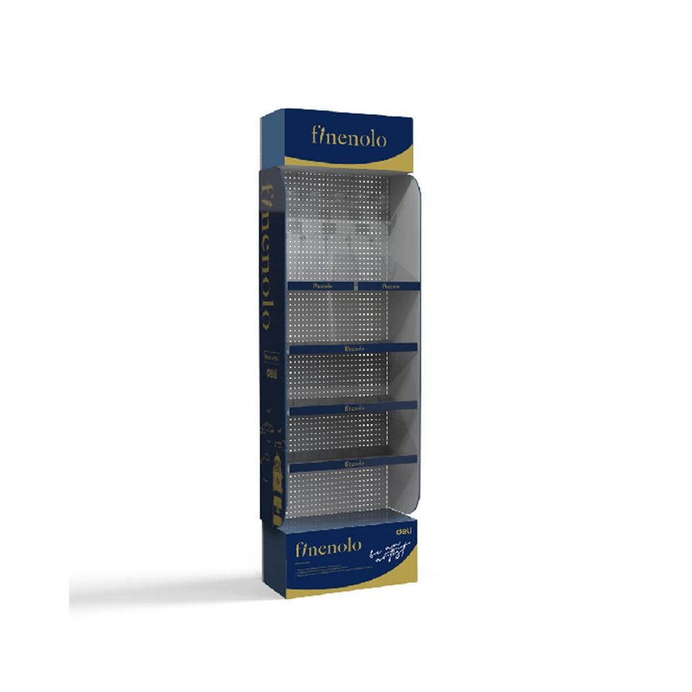 Дисплей Deli Finenolo Metal Floor J01335, 20 куки, 5 рафта, 65x32x220 см