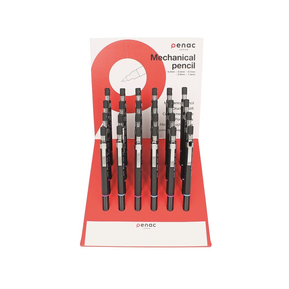Дисплей с автоматични моливи Penac Protti PRC 105/107, Lavender 0.5 мм, Sky Blue 0.7 мм, 24 бр. Дисплей с автоматични моливи Penac Protti PRC 105/107, Lavender 0.5 мм, Sky Blue 0.7 мм, 24 бр.
